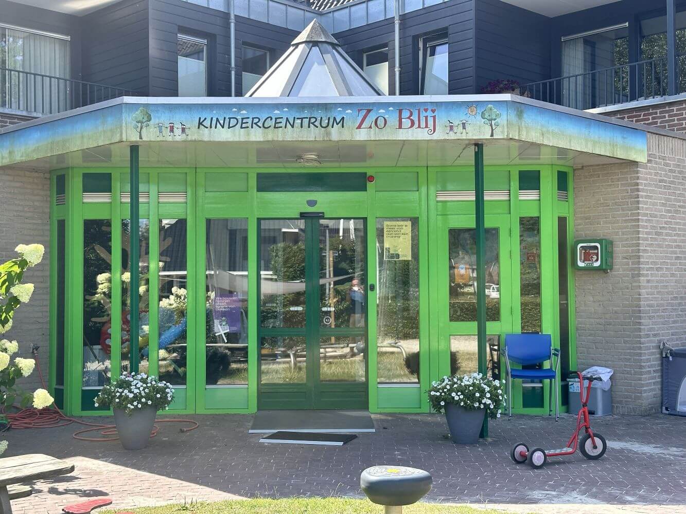 ZoBlij ingang Gasselte ZoBlij Gasselte kinderopvang peuterspeelgroep buitenschoolse opvang