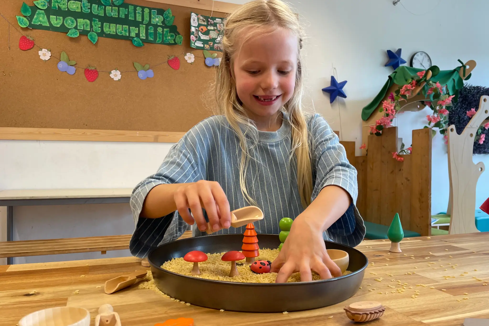 Kameleon carrousel foto Uitzicht vanaf de groep bij KDV Woelwaters II