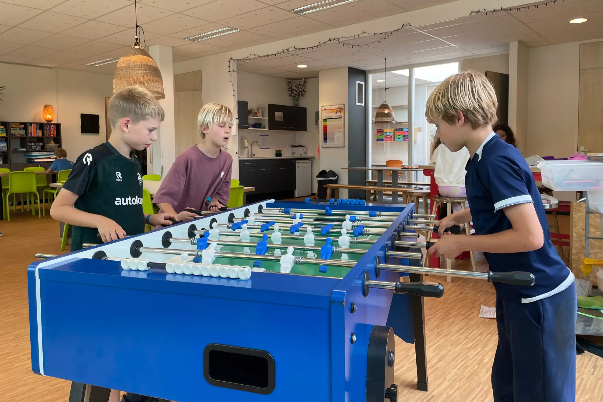 Kameleon groene groep Overzicht van tuin KDV Woelwaters II bij CKC De Rietzanger
